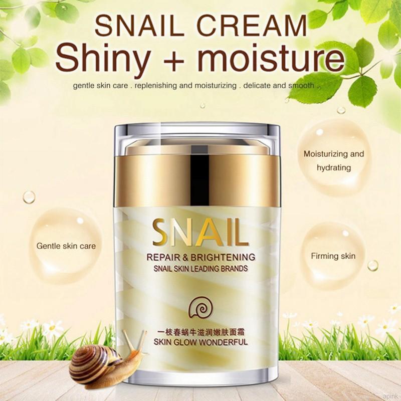 Kem Dưỡng Da Mặt Chiết Xuất Ốc Sên Dưỡng Ẩm Chống Nếp Nhăn Và Làm Trắng Da Hiệu Quả 60g