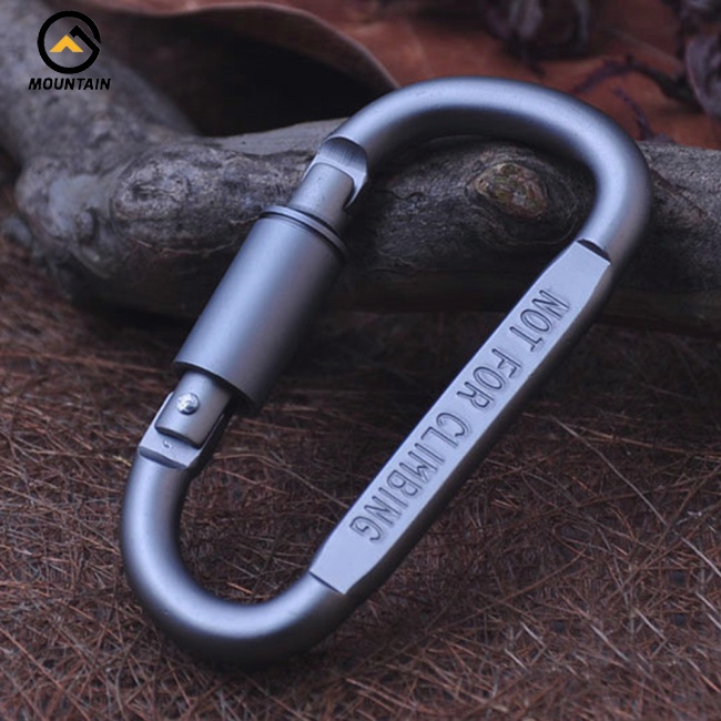 Móc Khóa Ba Lô Leo Núi Chữ D Bằng Hợp Kim Nhôm