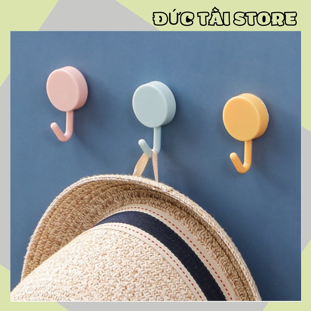 Combo 5 Móc Tròn Dán Tường Treo Đồ Đa Năng - Móc Gắn Tường Trang Trí Nhà Cửa Nhiều Màu Sắc 88251