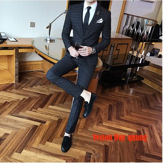 Veston Caro Đen Thời Trang Cao Cấp