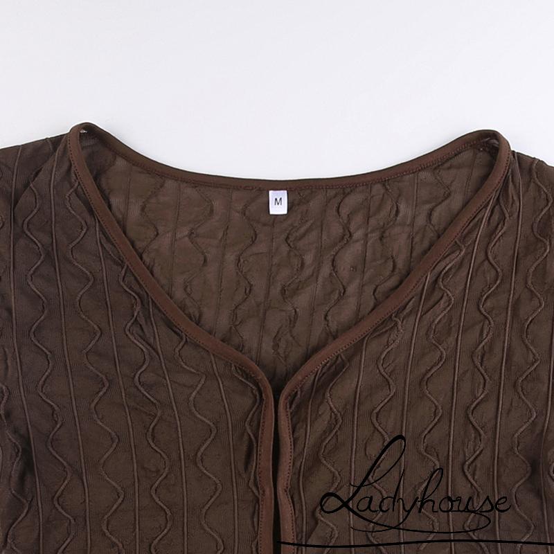 Áo Thun Tay Ngắn Cổ Chữ V Màu Trơn Thời Trang Dành Cho Nữ