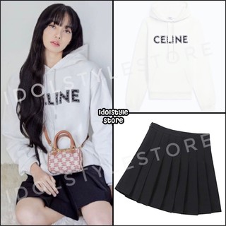 (kem card) áo nỉ hoodie va váy Lisa Blackink