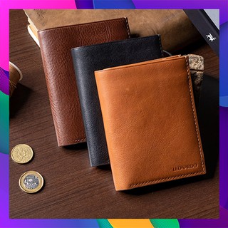 Ví da nam Grand Mori | Bóp da nam kiểu dáng đứng | da bò nhập khẩu từ Ý