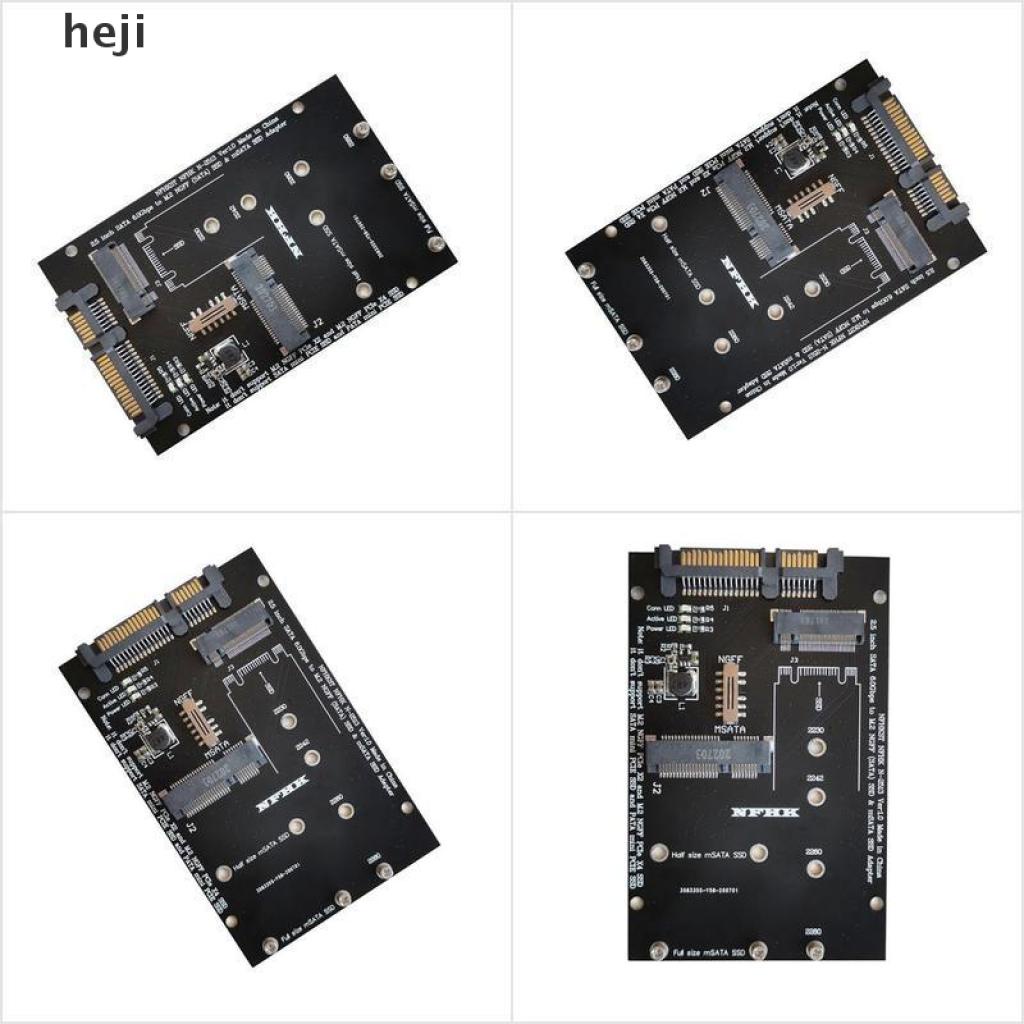 Thẻ Chuyển Đổi Heji M.2 Ngff Msata Ssd Sang 2.5 "Sata 3.0 2 Trong 1 Cho Pc Laptop | BigBuy360 - bigbuy360.vn