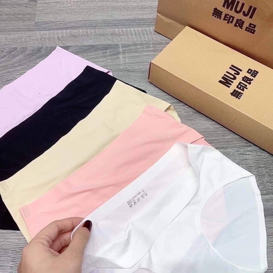 SET 5 QUẦN LÓT SU NỮ LỤA CỰC MỊN MÁT FULL HỘP ❤ Hộp 5 quần lót Mịn đơn giản ❤ Hộp 5 quần lót xuất khẩu đẹp