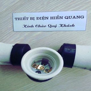 Đui đèn sứ chống cháy e27 Sopoka