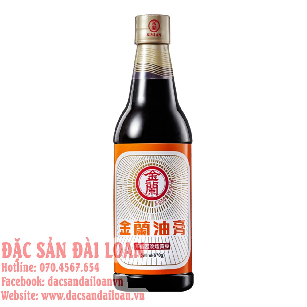 NƯỚC TƯƠNG ĐẶC KIM LAN  ĐÀI LOAN 590ML