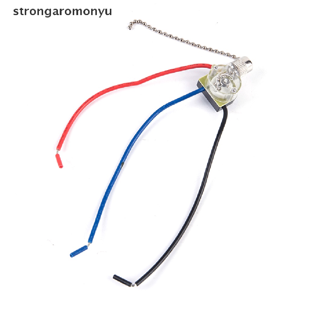 【YU】 Replacement 3Wire Beads Chain Wall Light Fan Ceiling Switch Pull Cord String .