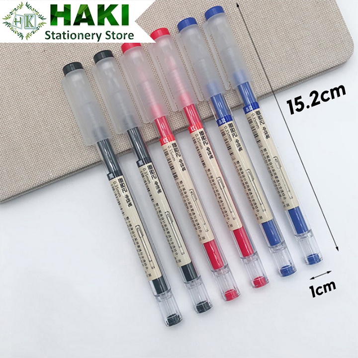 Bút gel mực nước Muji, bút mực HAKI đi nét ngòi 0.5mm 0.35mm nhiều màu dễ thương B50