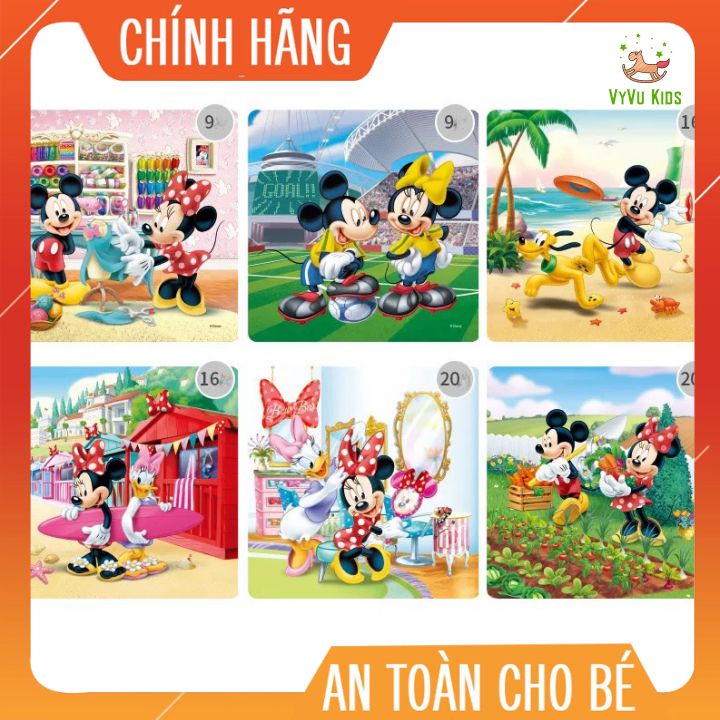 Combo đồ chơi xếp hình,lắp ráp gỗ cho bé 9,12,24,30 chi tiết - Puzzle nhiều chủ đề ngộ nghĩnh-đồ chơi thông minh cho bé