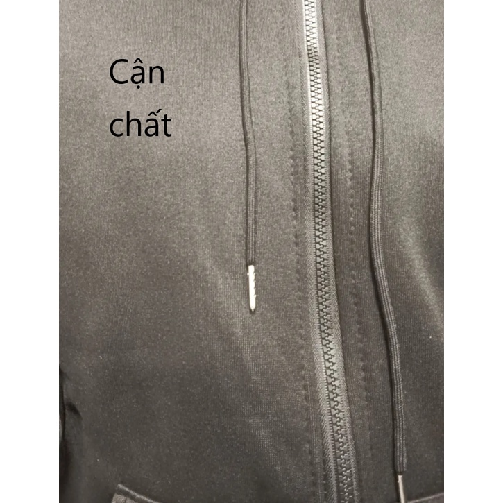 【Yuki】Áo khoác nỉ hoodie nữ zip form rộng màu xám đậm trẻ trung năng động | BigBuy360 - bigbuy360.vn