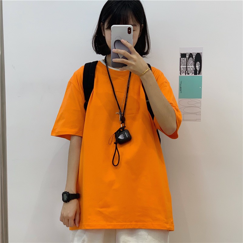 Áo phông trơn tay lỡ form rộng unisex Neko.sg