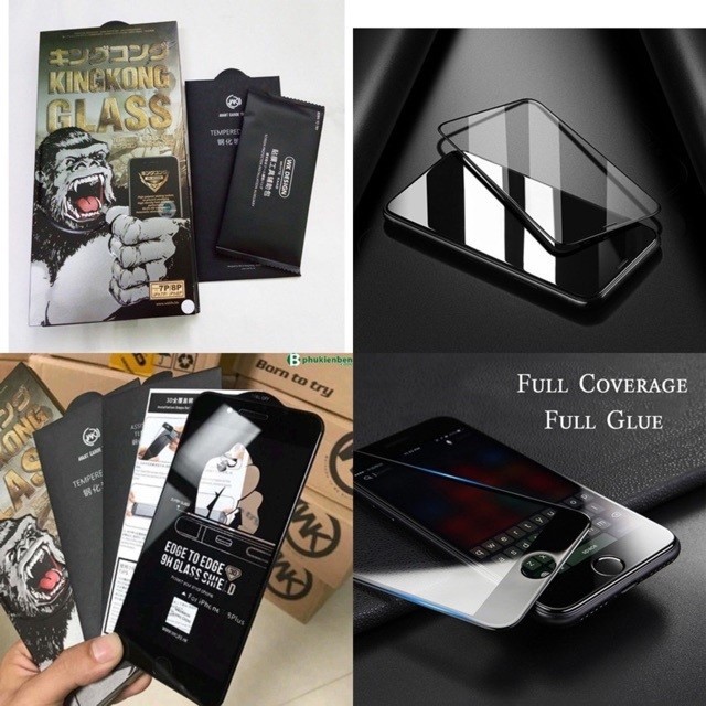 Kính Cường Lực Iphone Full Màn WK Design Gorilla Glass 7plus/8plus/X/XR/XS/XSmax/11/11pro/11promax/12/12pro/12promax