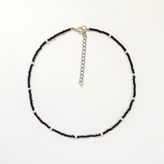 Vòng Cổ Choker Hạt Cườm Handmade Phối Pha Lê Starry Night