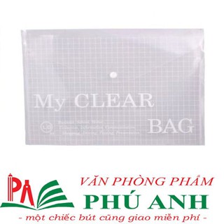 [BÁNLỖ]Túi Clear bag khổ A