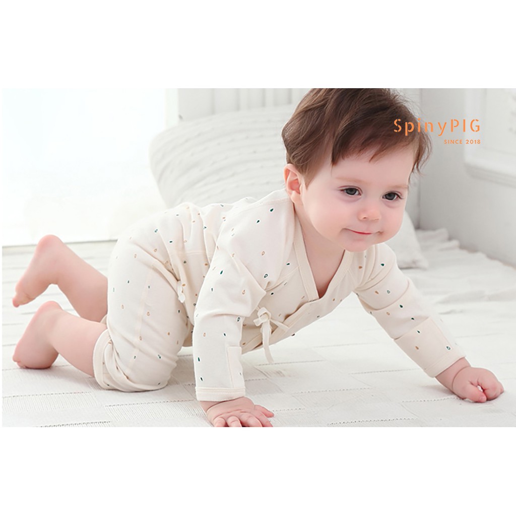 Quần áo sơ sinh 0-9 tháng 100% cotton cực kỳ mềm mại dành cho thu đông