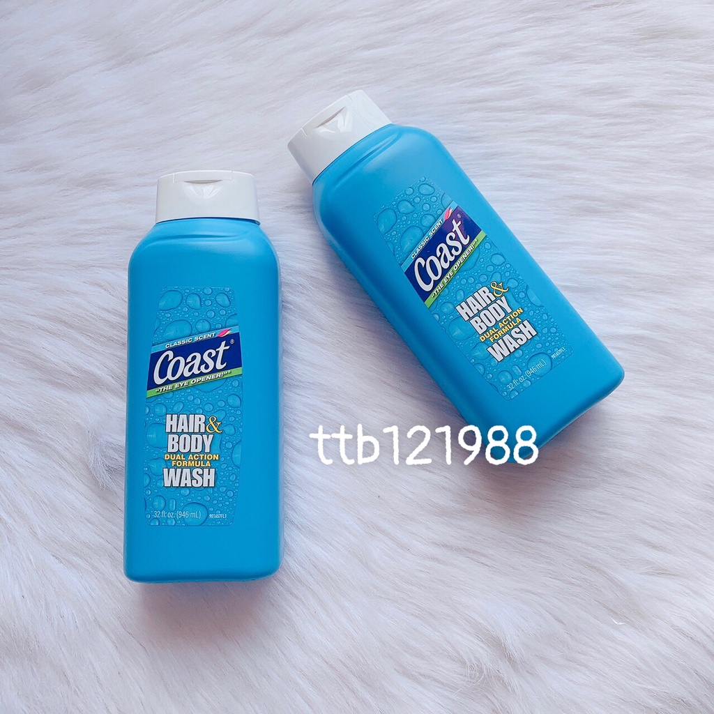 Sữa tắm gội Coast 946ml