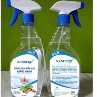 xịt kháng khuẩn hapicare+ nanopro