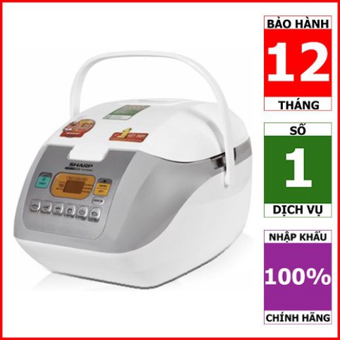 Nồi cơm điện tử Sharp 1.8 lít KS-COM18V | KS-COM19V (Hàng chính hãng, nhập khẩu Thái Lan)