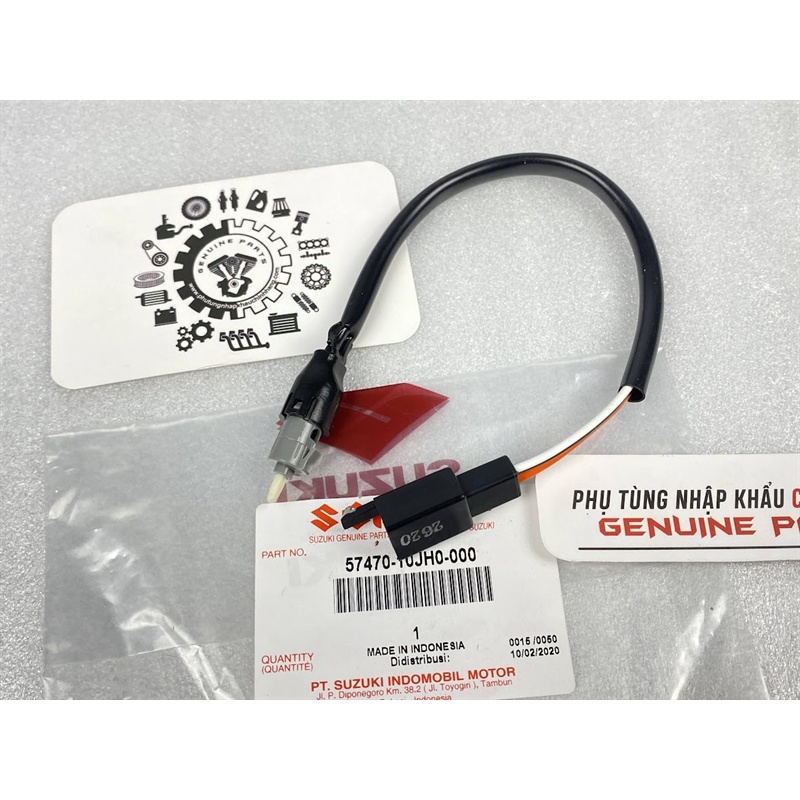 Giắc điện cùm côn SATRIA, RAIDER, GSX, BANDIT nhập Suzuki Indo, Cảm biến tay côn 57470-10JC0-000 / 57470-10JH0-000