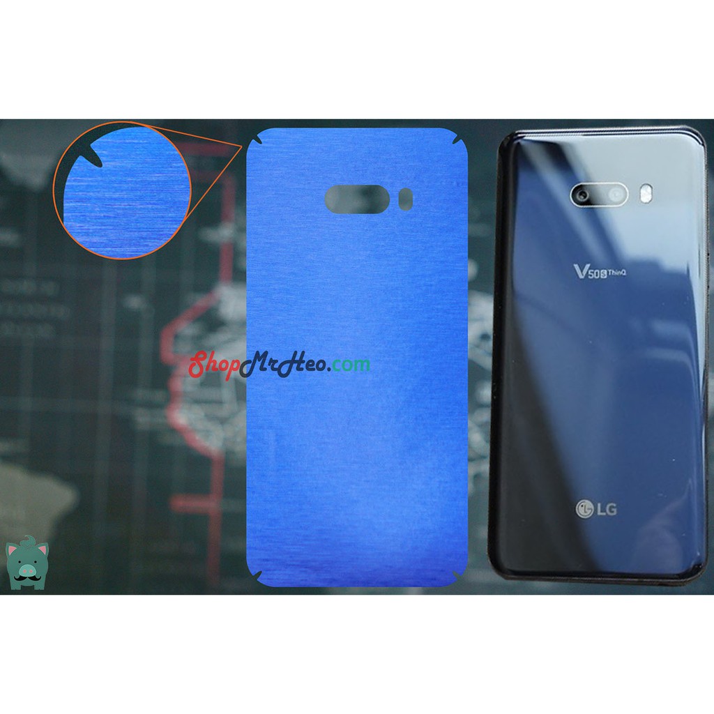 Skin Dán Mặt Sau Lưng Vân Nhôm LG V50 - V50s - G8x