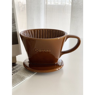 Set ly sứ và phễu lọc cà phê gốm sứ