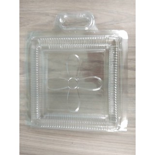  100 HỘP NHỰA ĐỰNG BÁNH MỨT LẠP XƯỞNG 1 KÝ CÓ QUAI XÁCH  20 x 20 x 5,5 CM 
