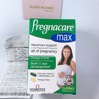 [Chính Hãng] Vitamin tổng hợp Pregnacare Max cho mẹ bầu