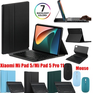 Bao da kèm bàn phím có thể tháo rời cho Xiaomi Mi Pad 5 /Xiaomi Mi Pad 5 Pro 11" có phụ kiện