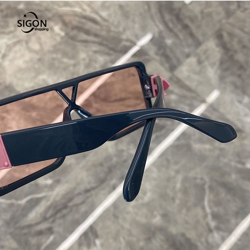 Kính Mát Gọng Tròn Lớn Chống Tia UV Thời Trang Cho Nam Và Nữ
