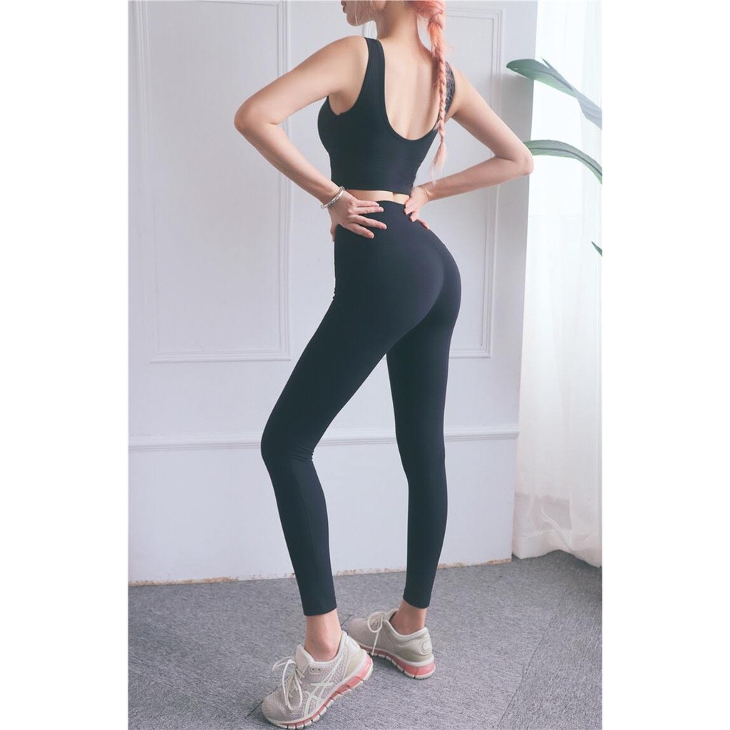Quần Legging Tập Gym Nữ ❤️𝐇𝐀̀𝐍𝐆 𝐗𝐈̣𝐍❤️ Quần thể thao nữ dài thun poly co giãn cạp cao gen bụng tôn mông 𝐆𝐘𝐌𝐒𝐓𝐎𝐑𝐄 916