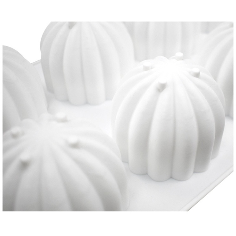 Khuôn Silicone Làm Bánh 8 Ô Hình Cây Xương Rồng