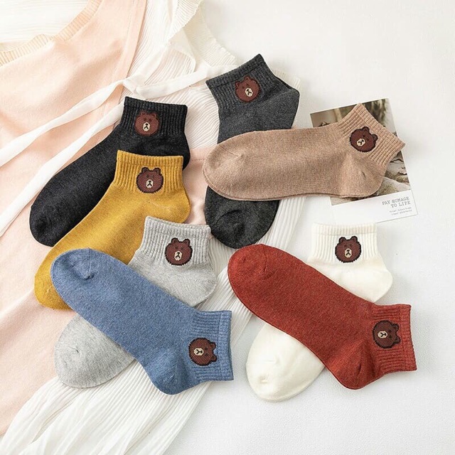 Một Đôi Tất Gấu Cute