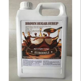 Siro Đường Đen Eurodeli can 2,5kg- VỊ THƠM NGON MÀ BÁM THÀNH CỐC