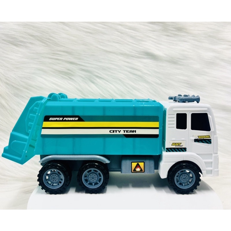 Xe Tải Đồ Chơi, Xe Chở Rác Có Nắp Thùng Cỡ Lớn 27cm Cho Bé