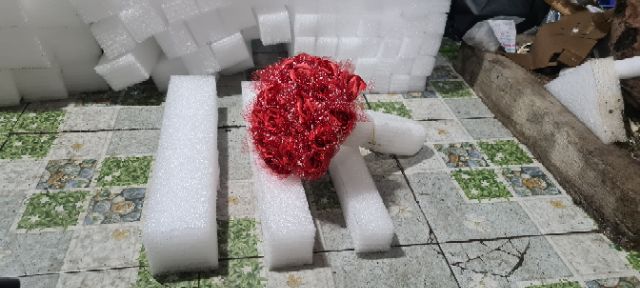 Xốp cây vuông cắm hoa sáp, hoa giả, trang trí dày 5cm, 7cm, 9cm dài 2m