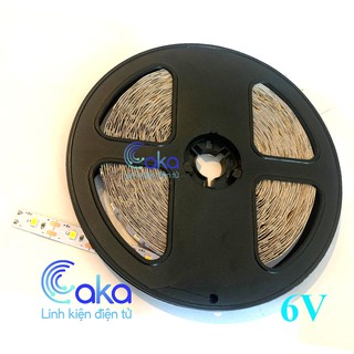 Led dây dán 6V vàng ấm 1 mét