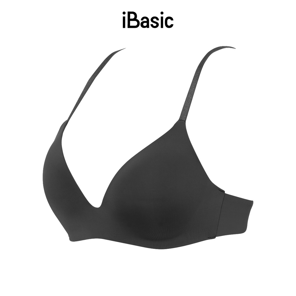 Áo ngực không gọng mút mỏng phối ren lưng iBasic BRAW142