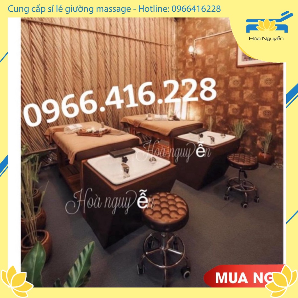 Giường Gội 2in1 Bồn Sứ