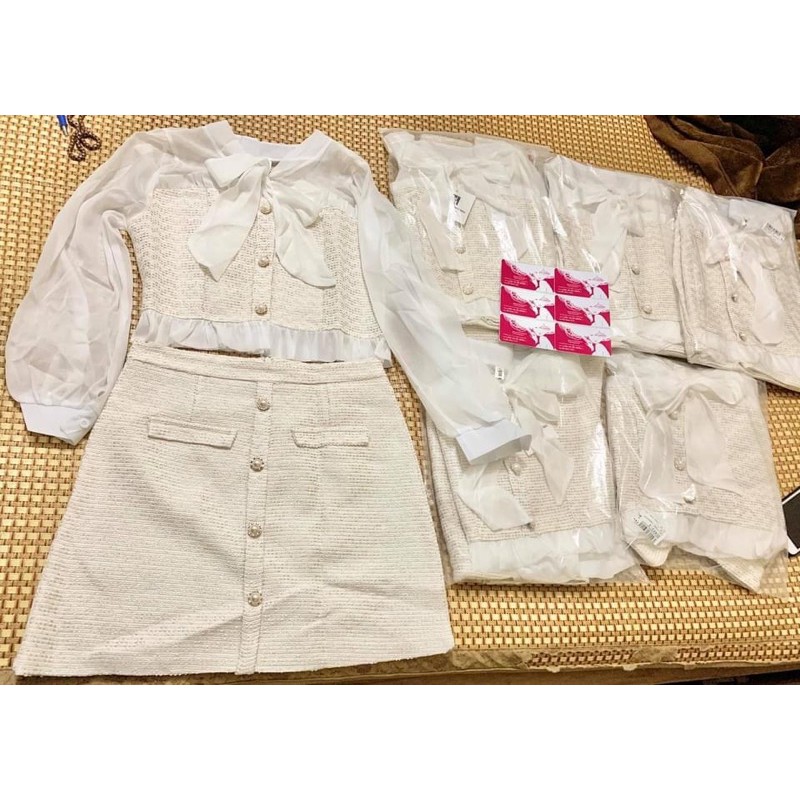 SÉT ÁO + CHÂN VÁY  DẠ TWEED 🌺- Kèm ảnh thật | BigBuy360 - bigbuy360.vn