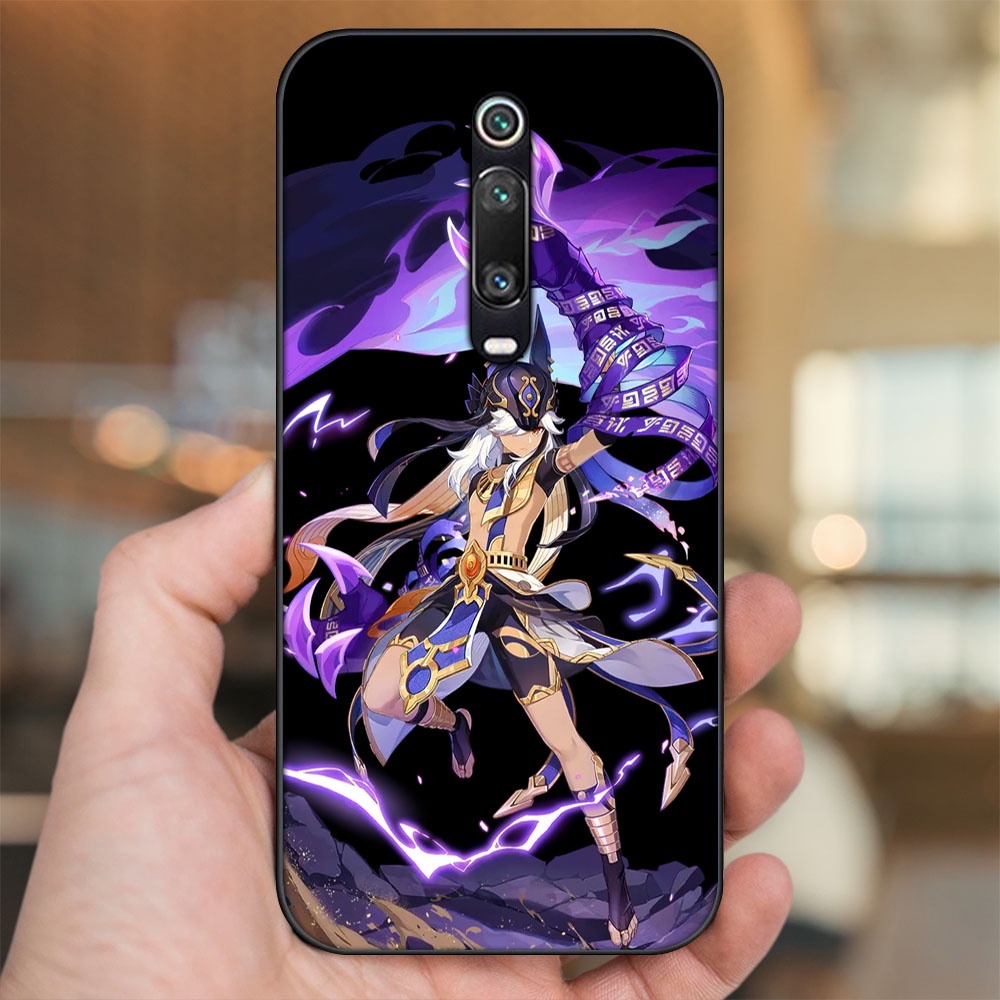 Ốp lưng Xiaomi K20, K20 Pro, Mi 9T viền đen in hình Cyno Genshin Impact