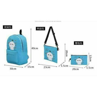[Freeship 99k Toàn Quốc]Balo nữ thời trang, balo combo set 3