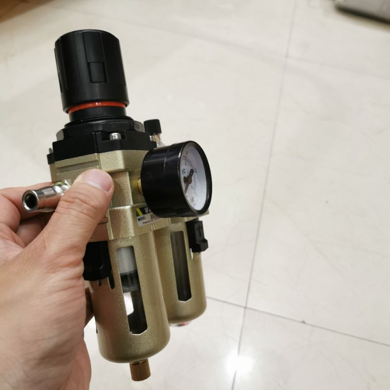Lọc nước máy nén khí CAL3000 và khớp nối inox TPVC