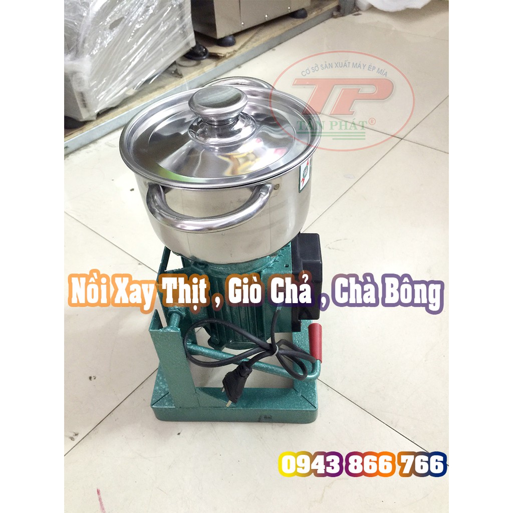 Nồi xay thịt, làm chà bông dạng lật đổ đường kính nồi 16cm motor 370W