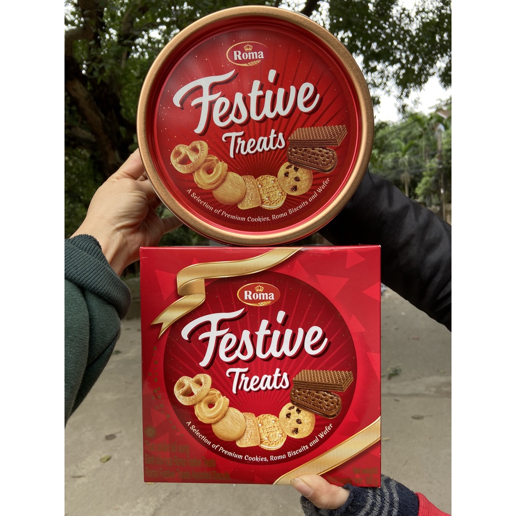BÁNH QUY HỖN HỢP ROMA FESTIVE TREATS 300G