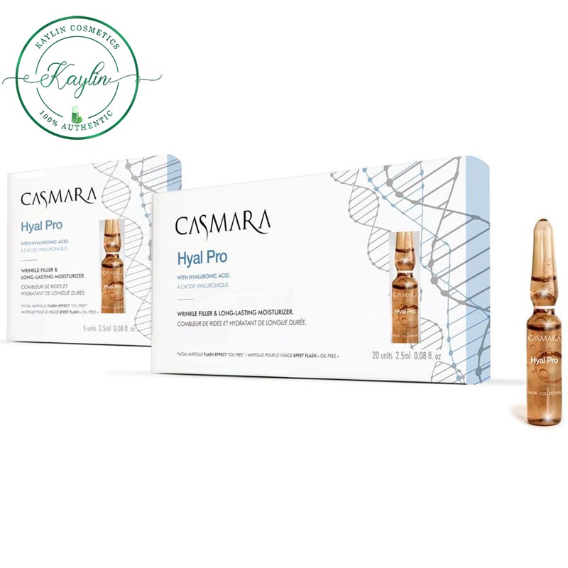 Huyết Thanh Tươi Casmara Hyal Pro Ampoule Cấp Ẩm 20 Ống - PQ59