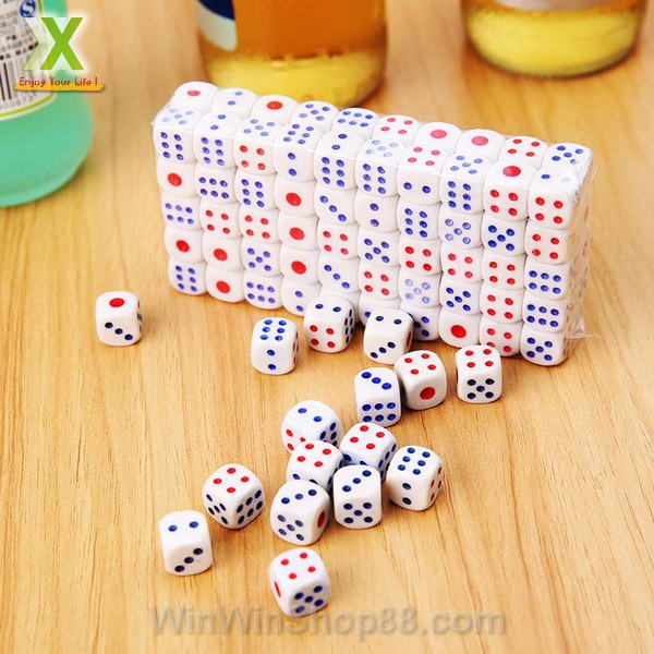 Bộ 5 Xúc Xắc Xí Ngầu Chất Lượng Cao acrylic nguyên bản cỡ 14 ly cao cấp