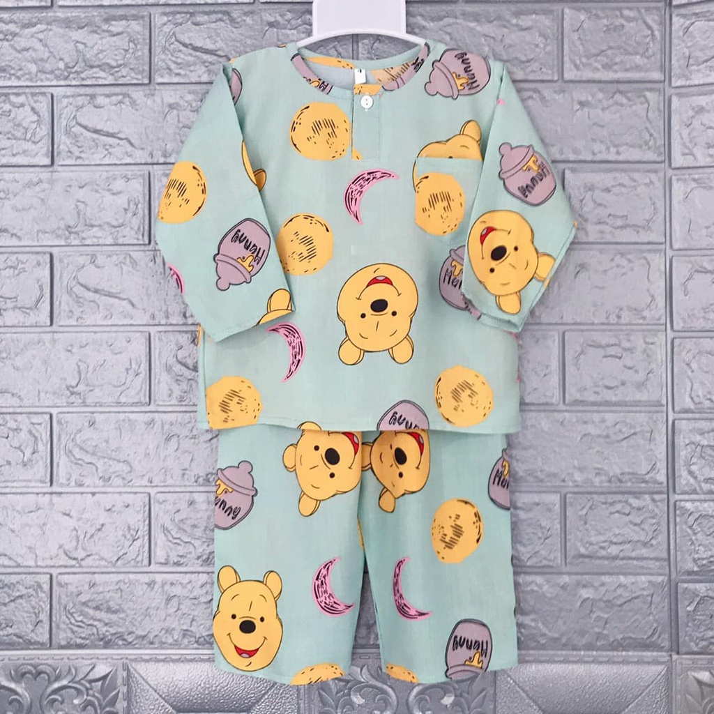 COMBO Bộ quần áo Tole lanh cho bé trai tay dài quần dài loại 1 mịn màng, thoáng mát, tặng kèm khẩu trang cho bé