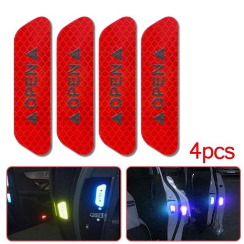 Bộ 4 miếng dán cửa xe hơi phản quang chống trượt chất lượng cao