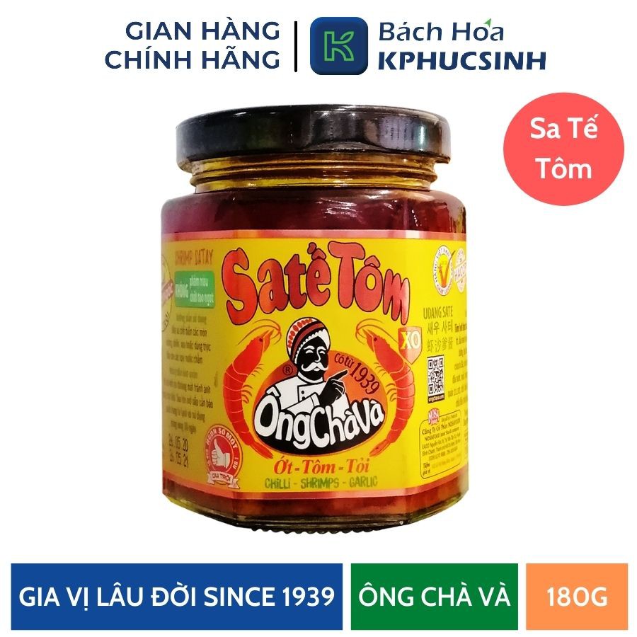 Sa tế tôm Ông Chà Và 180g KPHUCSINH - Hàng Chính Hãng